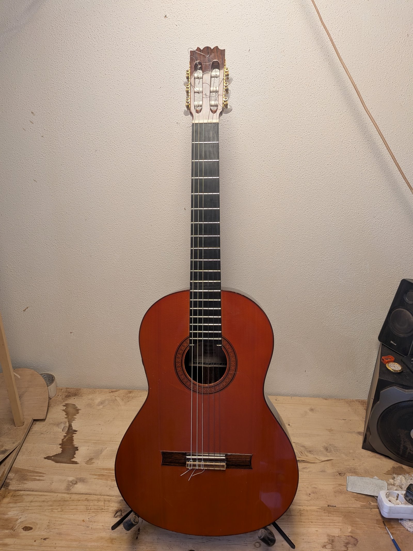 Guitarra José Rodríguez Paquichi transformada Sistema Pullaway