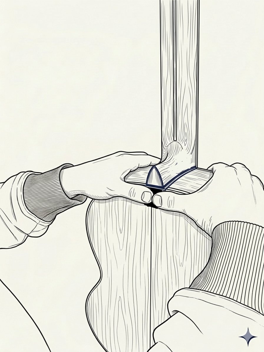 Montaje del m&aacute;stil en el encastre del sistema Pullaway